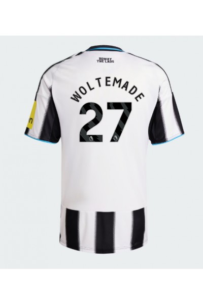 Newcastle United Nick Woltemade #27 Jalkapallovaatteet Kotipaita 2025-26 Lyhythihainen Newcastle United Nick Woltemade #27 Jalkapallovaatteet Kotipaita 2025-26 Lyhythihainen